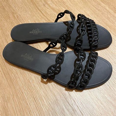 hermes rivage jelly sandals
